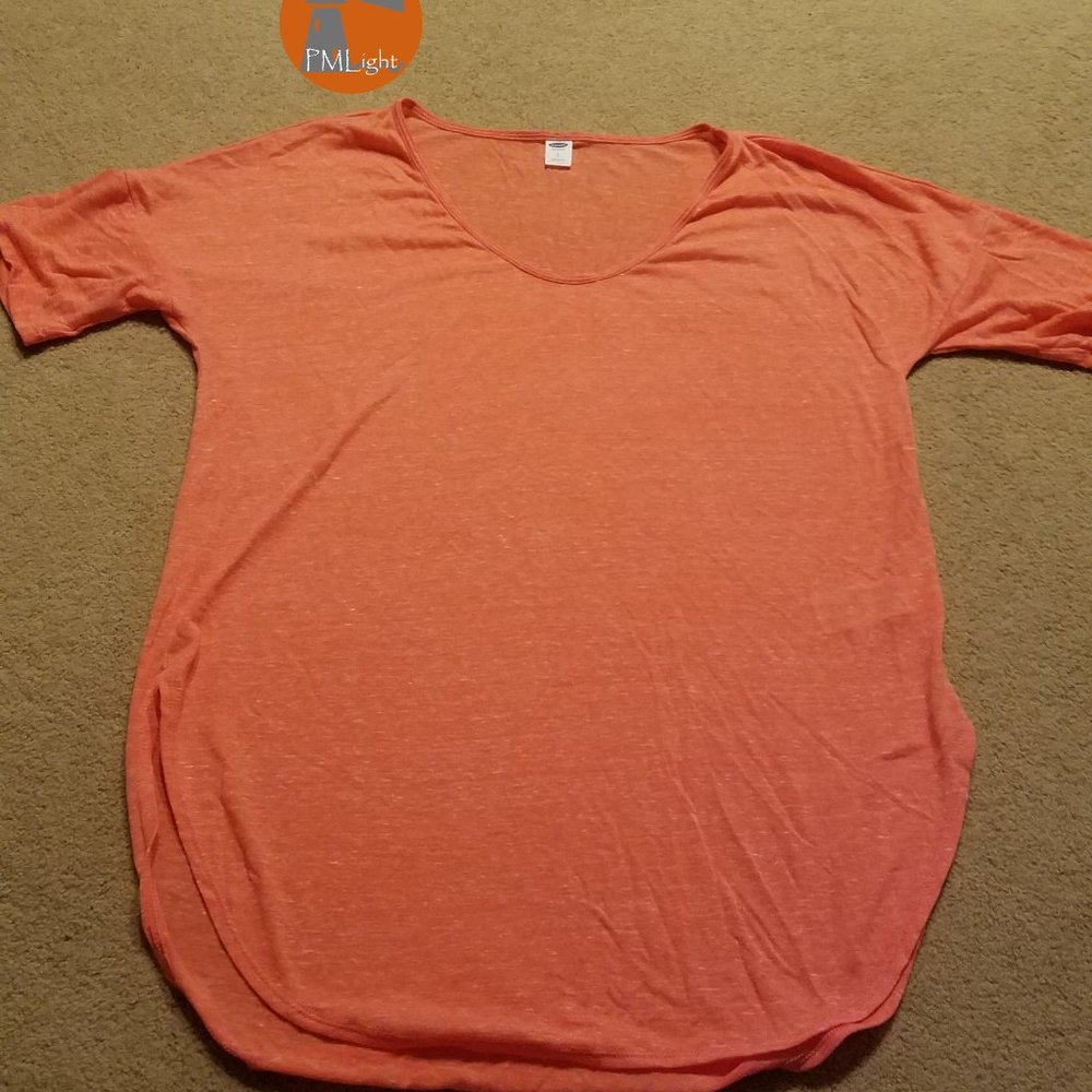 Old Navy Short Sleeve Large Top Coral
